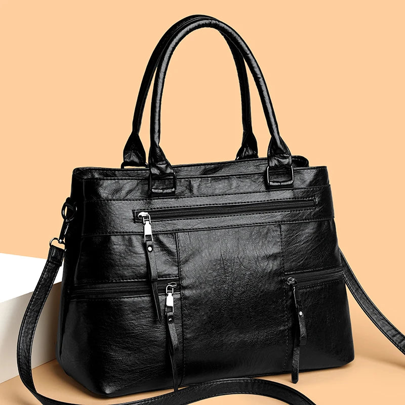 Bolsa de Couro Legitimo Classic Leather™