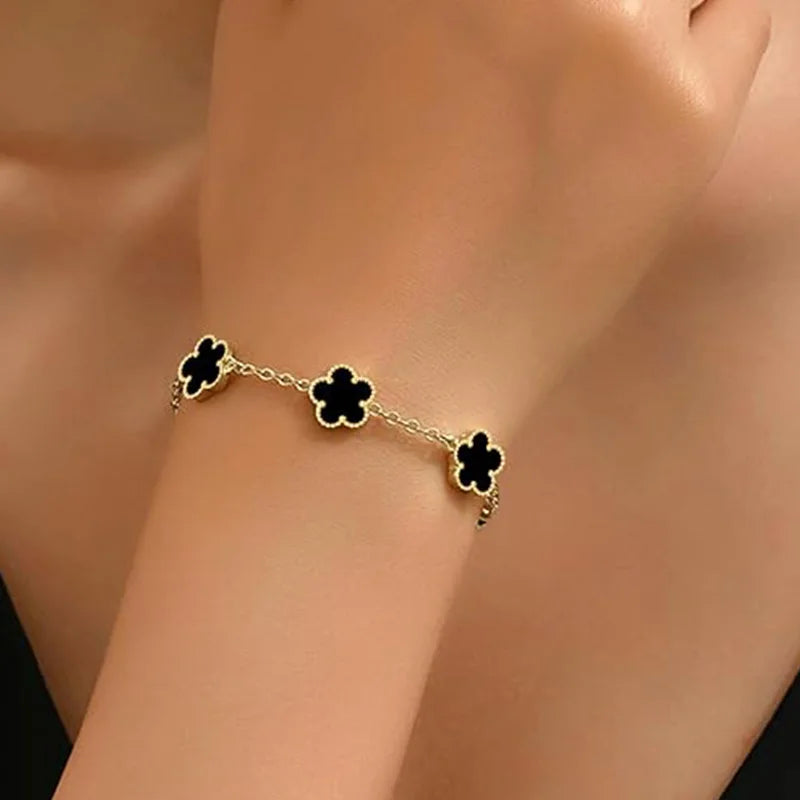 Pulseira Trevos Banhado a Ouro 18k™