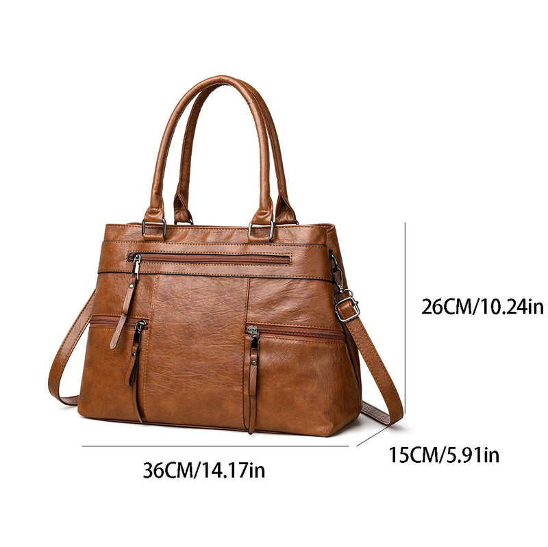 Bolsa de Couro Legitimo Classic Leather™