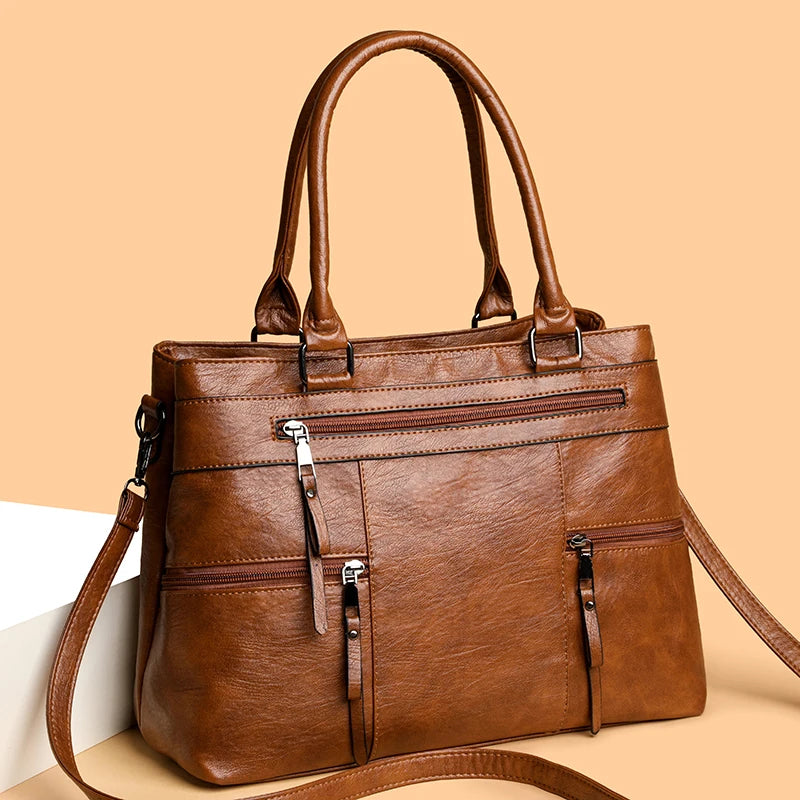 Bolsa de Couro Legitimo Classic Leather™