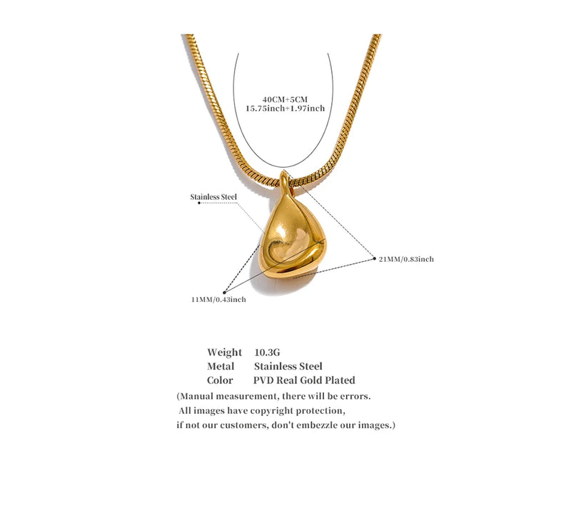 Colar Geométrico Banhado a Ouro 18K