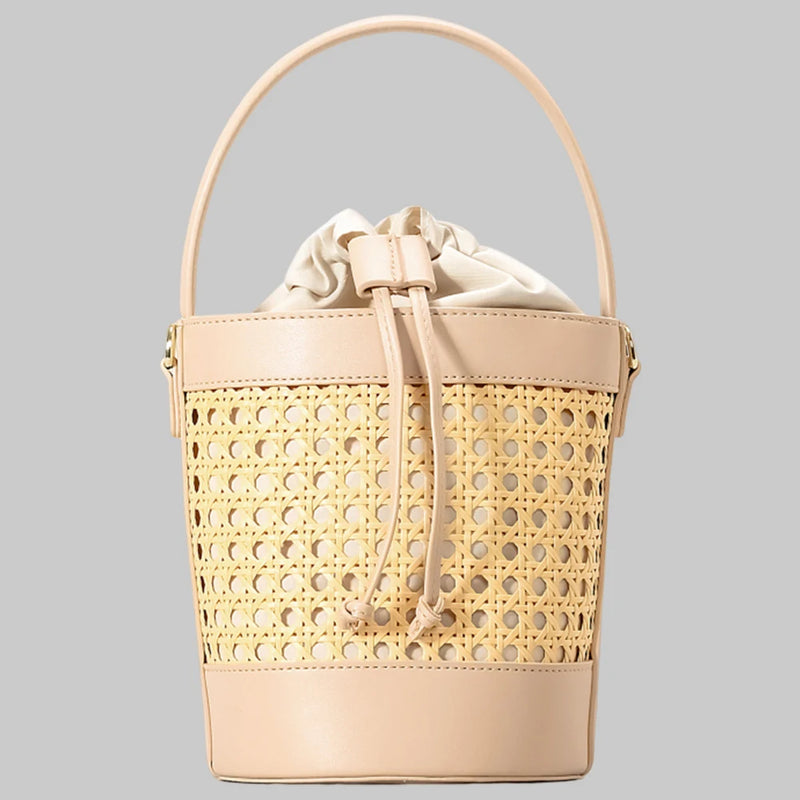 Bolsa Rattan de Palha e Couro PU™