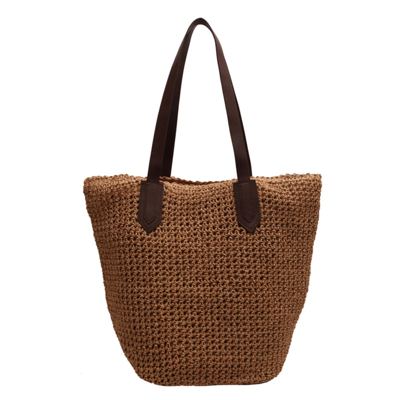 Bolsa de Praia Boho em Palha Trançada Alessandra Coast™