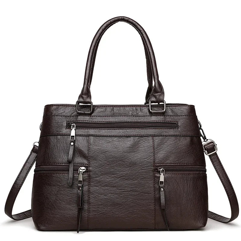 Bolsa de Couro Legitimo Classic Leather™