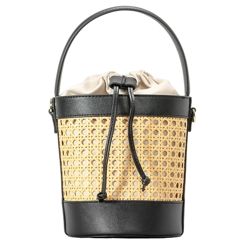 Bolsa Rattan de Palha e Couro PU™